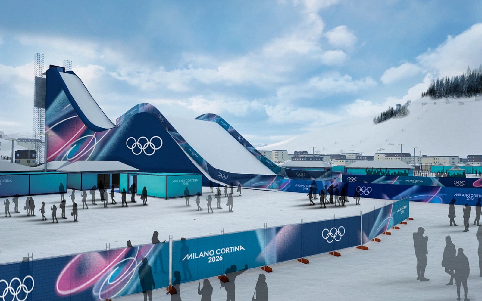 Milan Cortina 2026 Winter Olympics alpine skiing venues in the Italian Dolomites