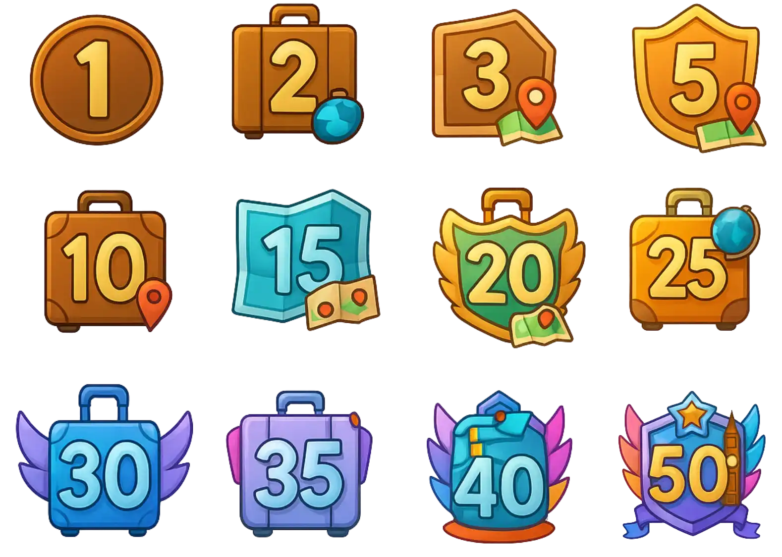 Badges backdrop