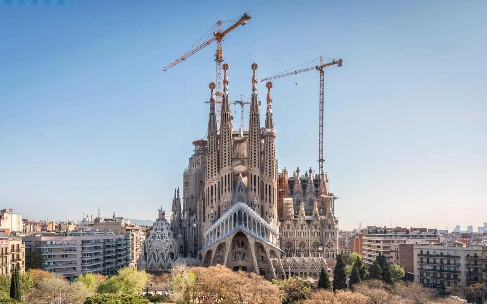 Sagrada Família Barcelona Gaudí Tower of Jesus Christ completion 2026
